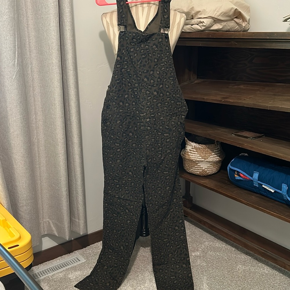 Fox Racing Leopard Print Overalls